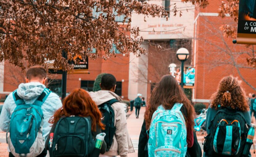 people wearing backpacks