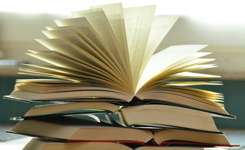 pile of books